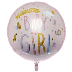 Kids Card Factory Hello Baby Girl 31-Inch Foil Helium Balloon