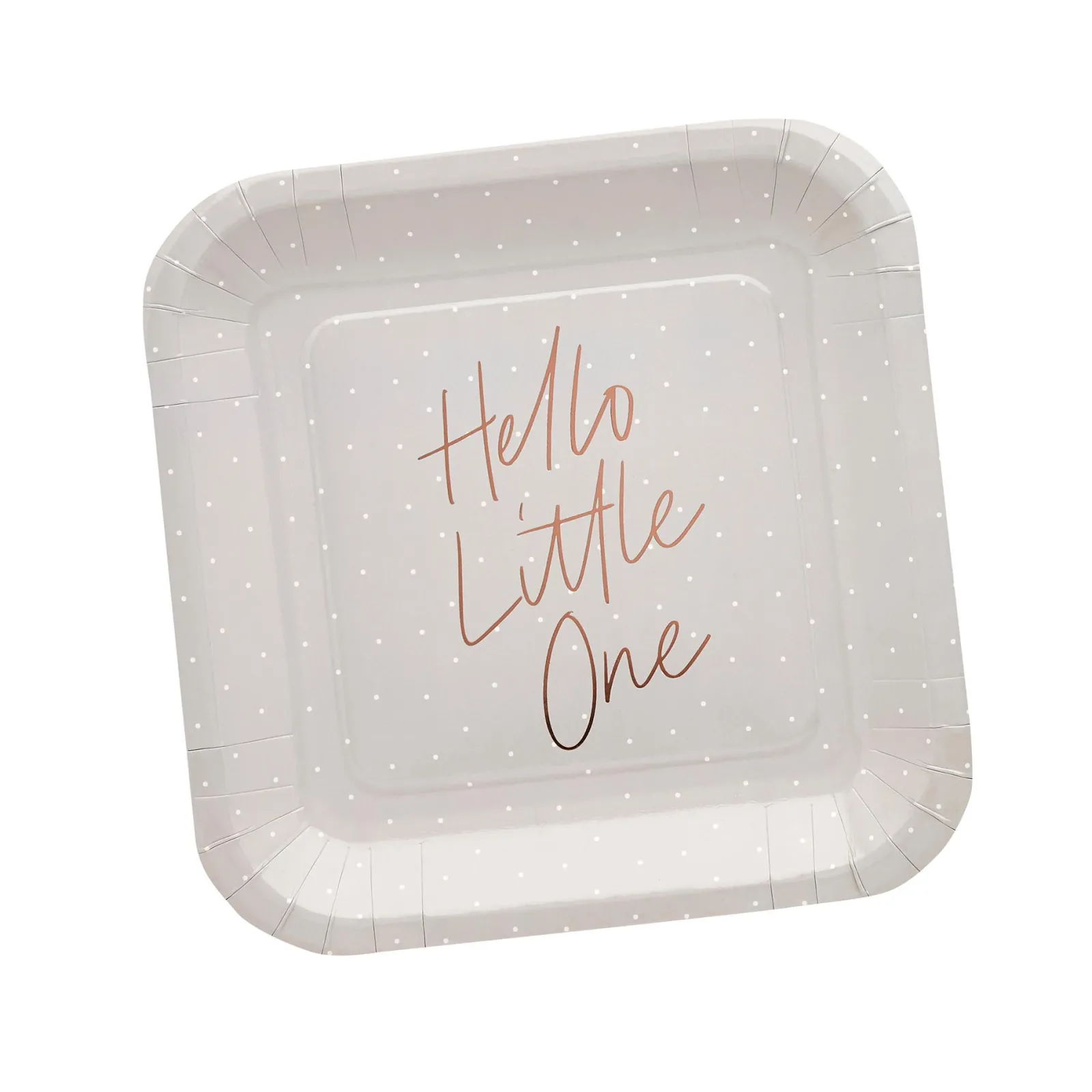 New Hello Little One Paper Plates - Pack of 8 Tableware|Gender Reveal Party
