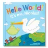 Kids Card Factory Hello World! Personalised Blue Storybook