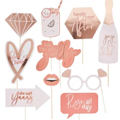 Outlet Hen Party Photo Booth Props - Pack of 10 Bags & Favours|Hen Party