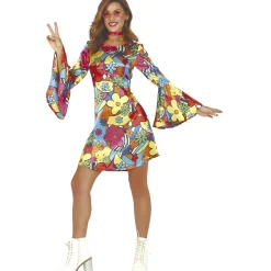 Card Factory Hippie Dress Adult Fancy Dress Costume
