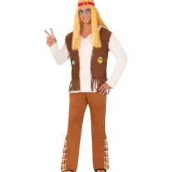 Outlet Hippie Flower Adult Fancy Dress Costume Fancy Dress|Birthday Party