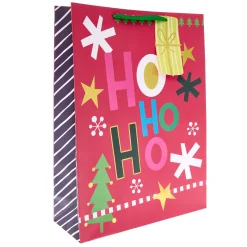 Discount Ho Ho Ho Extra Large Portrait Christmas Gift Bag Kids Gift Wrap For Kids|Gift Wrap For Him