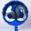 Best Holographic Blue Age 60 Foil Helium Balloon Foil Balloons|Helium Balloons