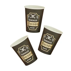 Card Factory Homemade Poison Paper Cups - Pack of 8