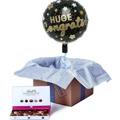 Best Huge Congrats Balloon & Lindt Chocolate Box Balloon Bouquets|Balloon Bouquets