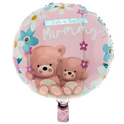 Card Factory Hugs Bear Mummy Balloon Bouquet - DELIVERED INFLATED!