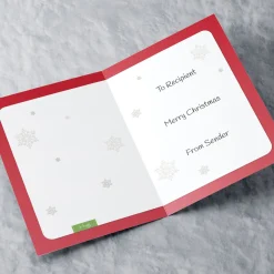 Card Factory Hugs Personalised Christmas Card - 1st Christmas