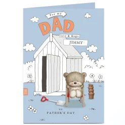 Card Factory Hugs Personalised Father's Day Card - Gardening Shed Dad