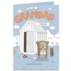 Card Factory Hugs Personalised Father's Day Card - Gardening Shed Grandad