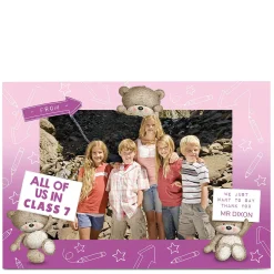 Card Factory Hugs Photo Thank You Teacher Card - From The Class