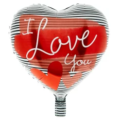 Hot I Love You Heart Balloon Bouquet - DELIVERED INFLATED! Anniversary Party|Balloons For Him
