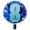 Kids Card Factory 18-Inch Blue 8th Birthday Foil Helium Balloon