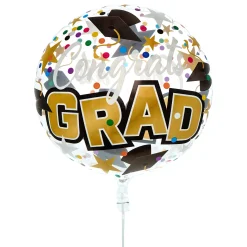 Card Factory 22-Inch Bubble Balloon - Congrats Grad - DELIVERED INFLATED!