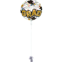 Card Factory 22-Inch Bubble Balloon - Congrats Grad - DELIVERED INFLATED!