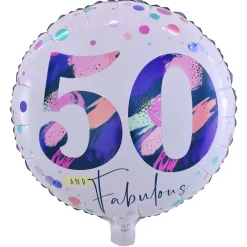 Card Factory 18-Inch Fabulous 50 Foil Helium Balloon