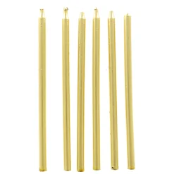 Card Factory 5-Inch Gold Party Candles - Pack Of 12