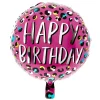 Best 18-Inch Happy Birthday Leopard Print Foil Helium Balloon Kids Birthday Party|Balloons For Kids