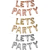 New 16-Inch Metallic Let's Party Foil Balloon Garland (3 Colour Options) Banners & Bunting|Birthday Party