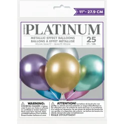 Sale 11-Inch Platinum Latex Balloons - Pack of 25 Kids Wedding Party|Hen Party
