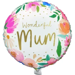 Card Factory 18-Inch Wonderful Mum Foil Helium Balloon