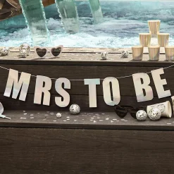 Card Factory Iridescent 'Mrs to Be' Card Banner 2m