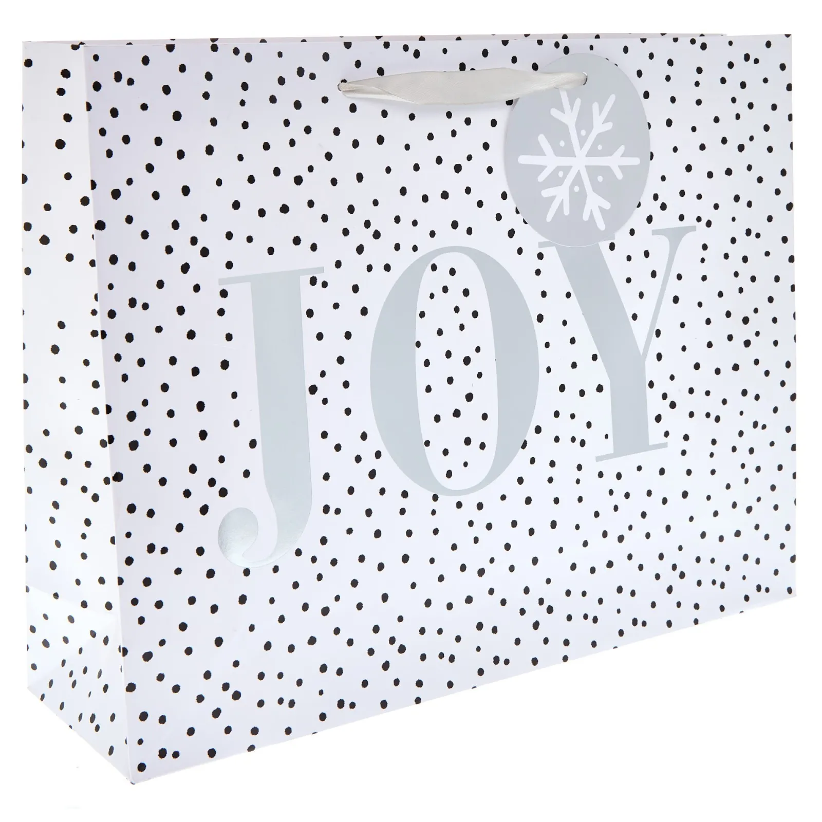 Hot Joy Extra Large Landscape Christmas Gift Bag Black & White Gift Wrap|Gift Wrap For Him