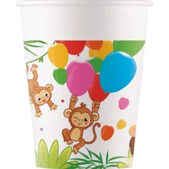 Discount Jungle Balloons Party Tableware & Decorations Bundle - 16 Guests Tableware|Birthday Party