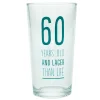 New Lager Than Life 60th Birthday Pint Glass 60Th Birthday|Glassware
