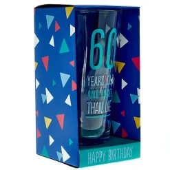 New Lager Than Life 60th Birthday Pint Glass 60Th Birthday|Glassware