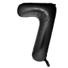 Card Factory Large 34-Inch Black Foil Helium Number 7 Balloon - Delivered Inflated