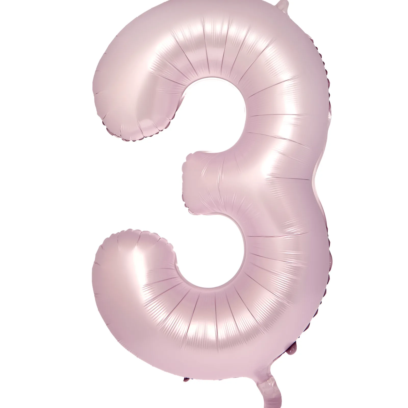 Online Large 34-Inch Pale Pink Foil Helium Number 3 Balloon - Uninflated Birthday Party|Anniversary Party