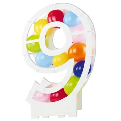 Card Factory Large Number 9 Balloon Stand