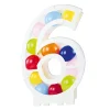 Hot Large Number 6 Balloon Stand 60Th Birthday|16Th Birthday