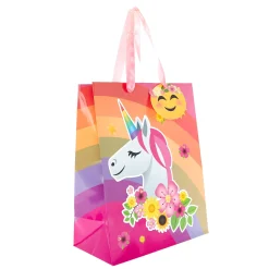 Outlet Large Portrait Gift Bag - Unicorn Emoji Kids Gift Wrap For Kids|Gift Wrap For Her