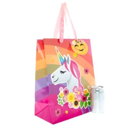 Outlet Large Portrait Gift Bag - Unicorn Emoji Kids Gift Wrap For Kids|Gift Wrap For Her