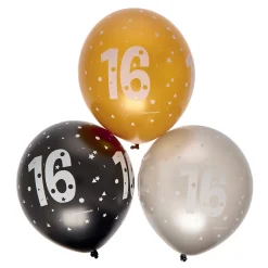 Sale Latex 16th Birthday Balloons - Pack of 6 16Th Birthday|Birthday Party