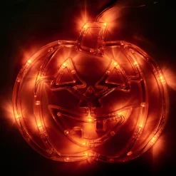 LED Pumpkin Window Light Halloween Party