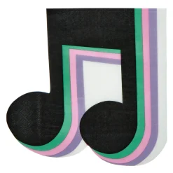 Card Factory Lets Dance Party Tableware & Decorations Bundle - 8 Guests