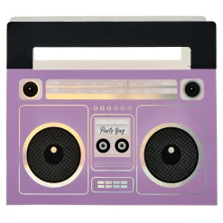 Card Factory Lets Dance Party Tableware & Decorations Bundle - 8 Guests