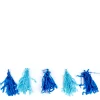 New Light & Dark Blue 9ft Tassel Garland Banners & Bunting|Christening Party