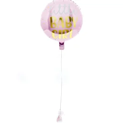 Card Factory Little Baby Girl Balloon & Lindt Chocolate Box