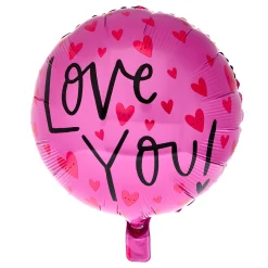 Sale Love You Pink 18-Inch Foil Helium Balloon Balloons For Him|Balloons For Her