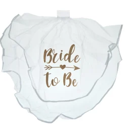 Luxury Bride to Be Rose Gold Printed Veil Bags & Favours|Hen Party