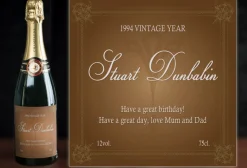 Best Luxury Personalised Vintage Their Year Champagne Birthday Gifts|Gifts For Him