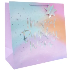 Kids Card Factory Magical Birthday Giant Square Gift Bag