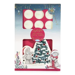 Discount Me To You Tatty Teddy Tealights & Holder Set Scented Candles|Christmas Gifts