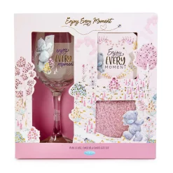 Hot Me to You Tatty Teddy Wine Glass, Coaster & Socks Gift Set Gift Sets|Christmas Gifts