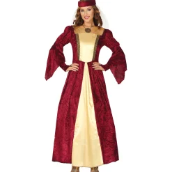 Card Factory Medieval Lady Adult Fancy Dress Costume