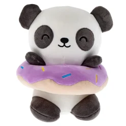 Kids Card Factory Medium Panda In Donut Soft Toy